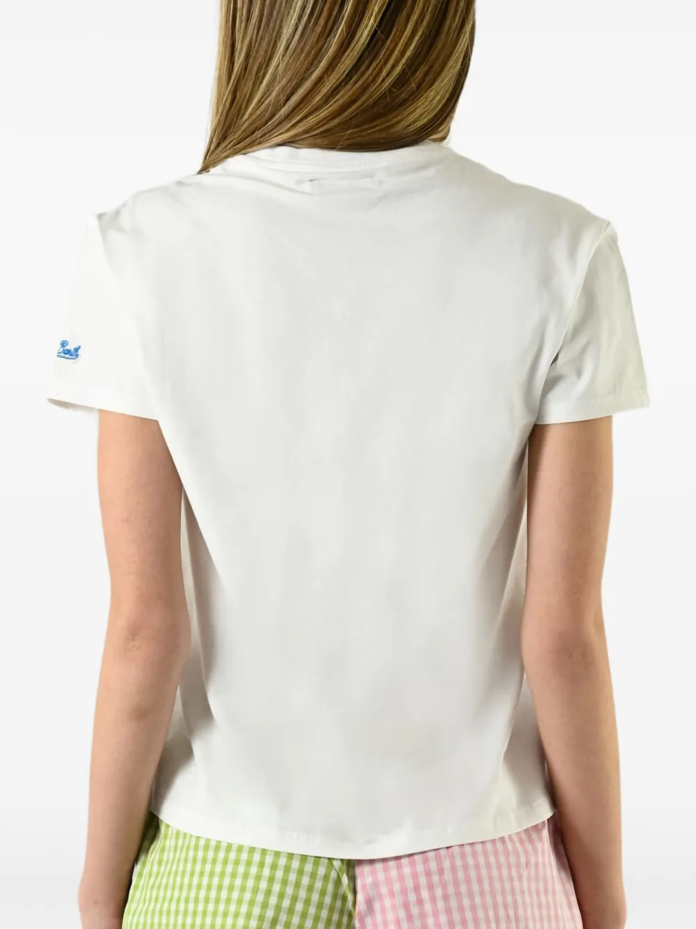 MC2 Saint Barth T-shirt met borduurwerk Wit