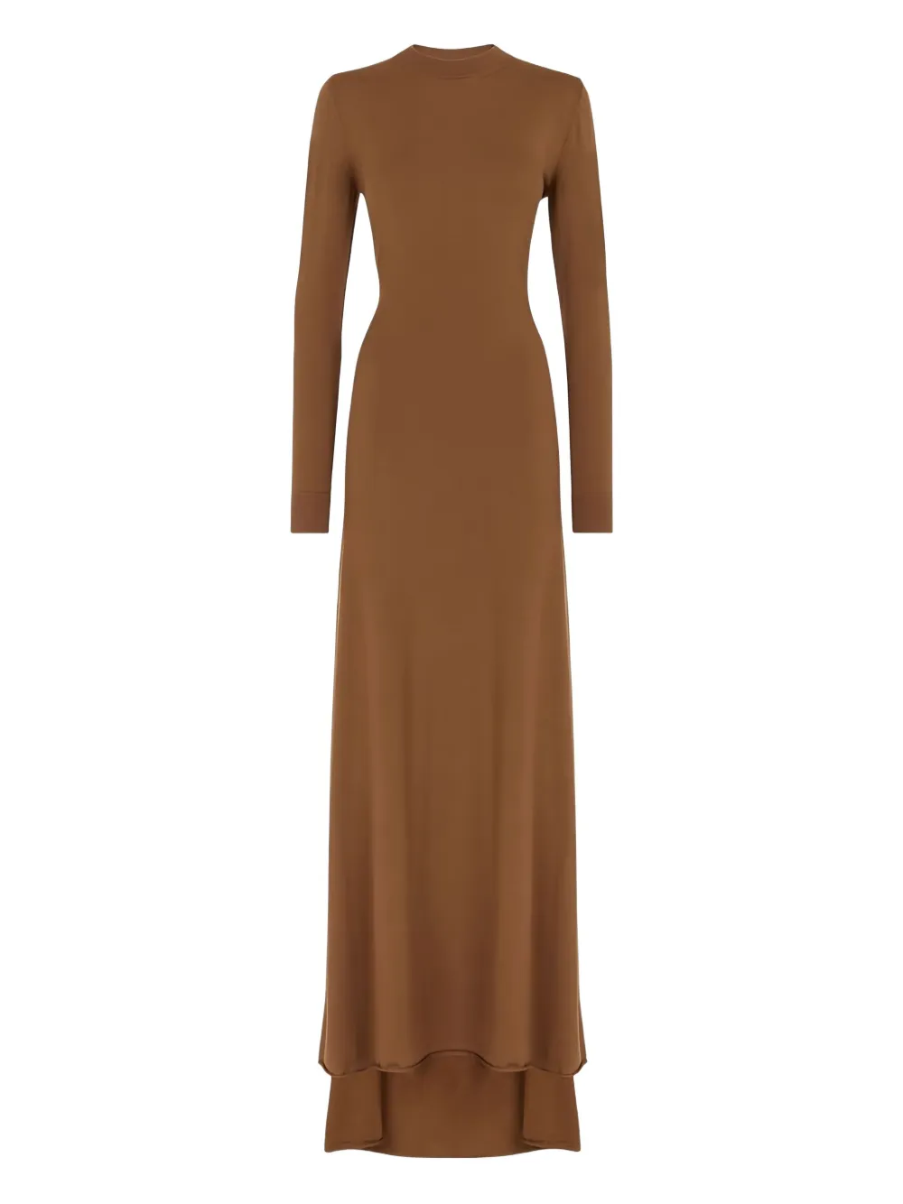 FENDI open-back scarf-detail dress Bruin