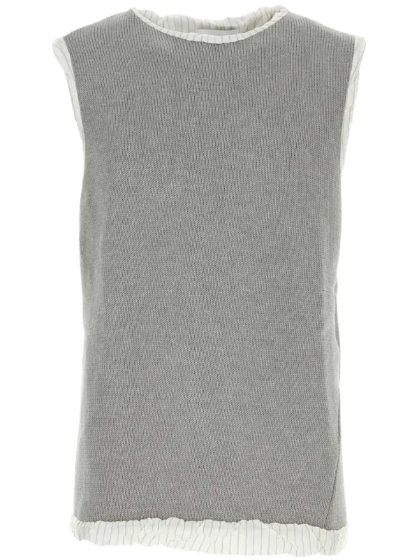 HED MAYNER SLEEVELESS VEST hed mayner SLEEVELESS BUTTON SHIRT