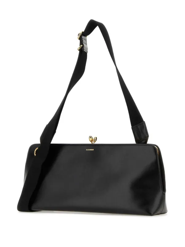 【関税送料込み】Jil Sander GOJI フレーム スモール Jil Sander Goji Crossbody Bag | Black | FARFETCH