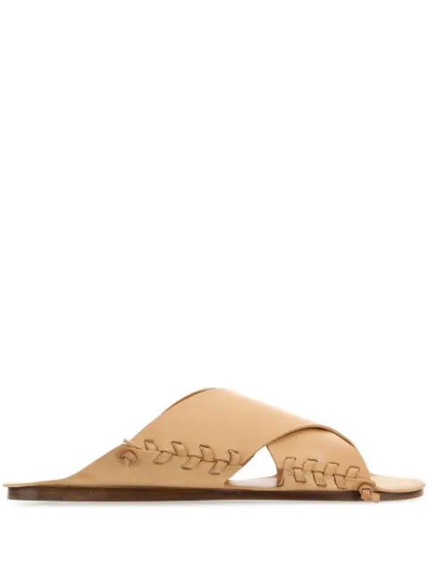 Jil Sander Stitch detailing slippers