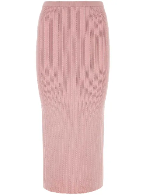 Alessandra Rich cable-knit pencil skirt