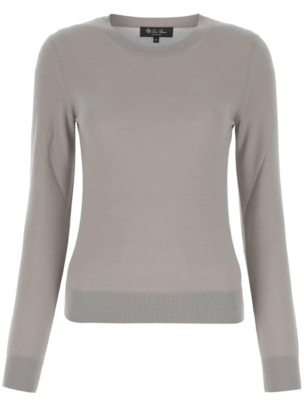 Loro Piana Neo Piuma fine-knit cashmere jumper | Grey | Image 1