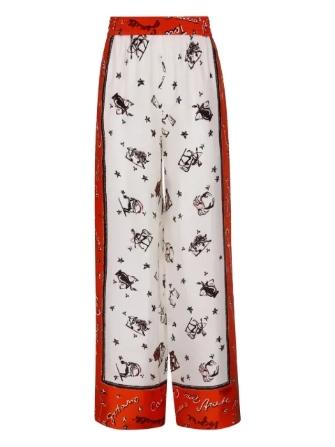 FENDI silk trousers