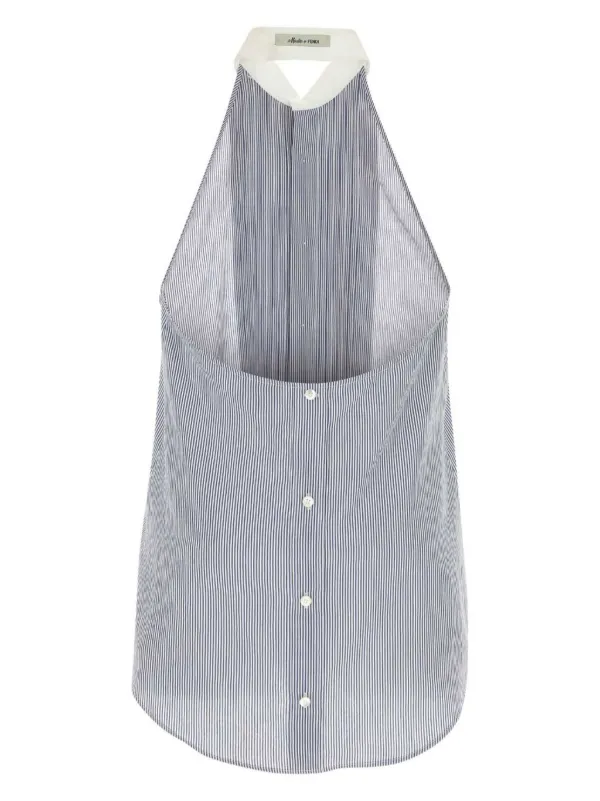 FENDI ノースリーブ シャツ | ブルー | FARFETCH JP