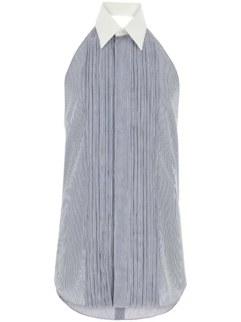 FENDI pleated sleeveless shirt