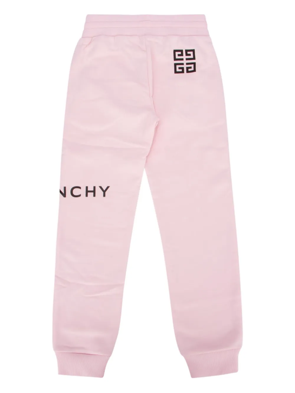Givenchy Kids logo-print cotton track pants - Roze