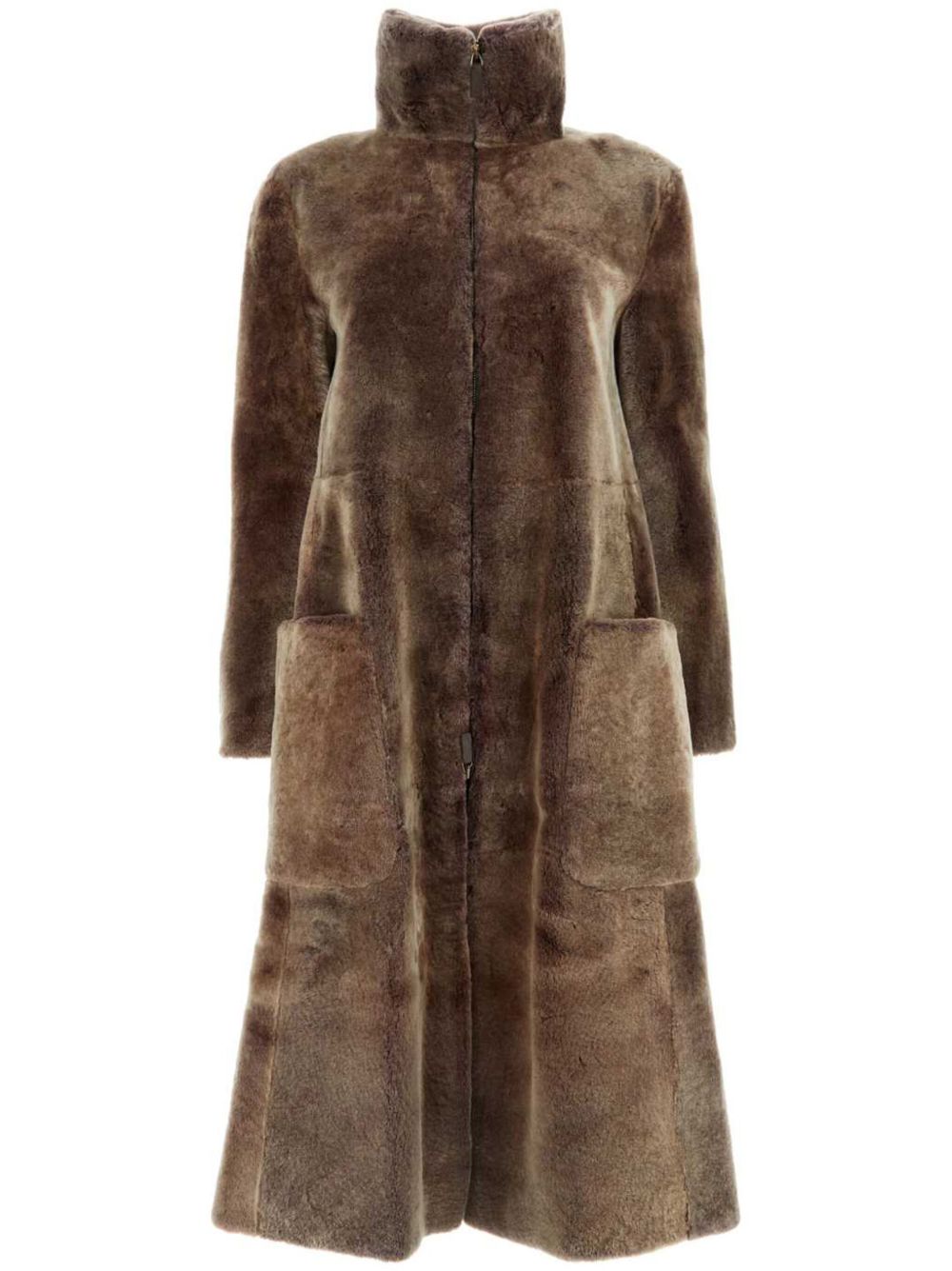 Giorgio Armani Lammy coat Bruin