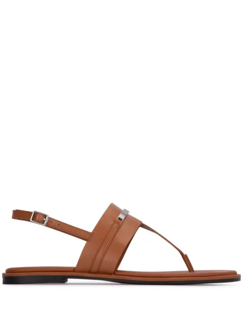 Calvin Klein sandalias con placa del logo