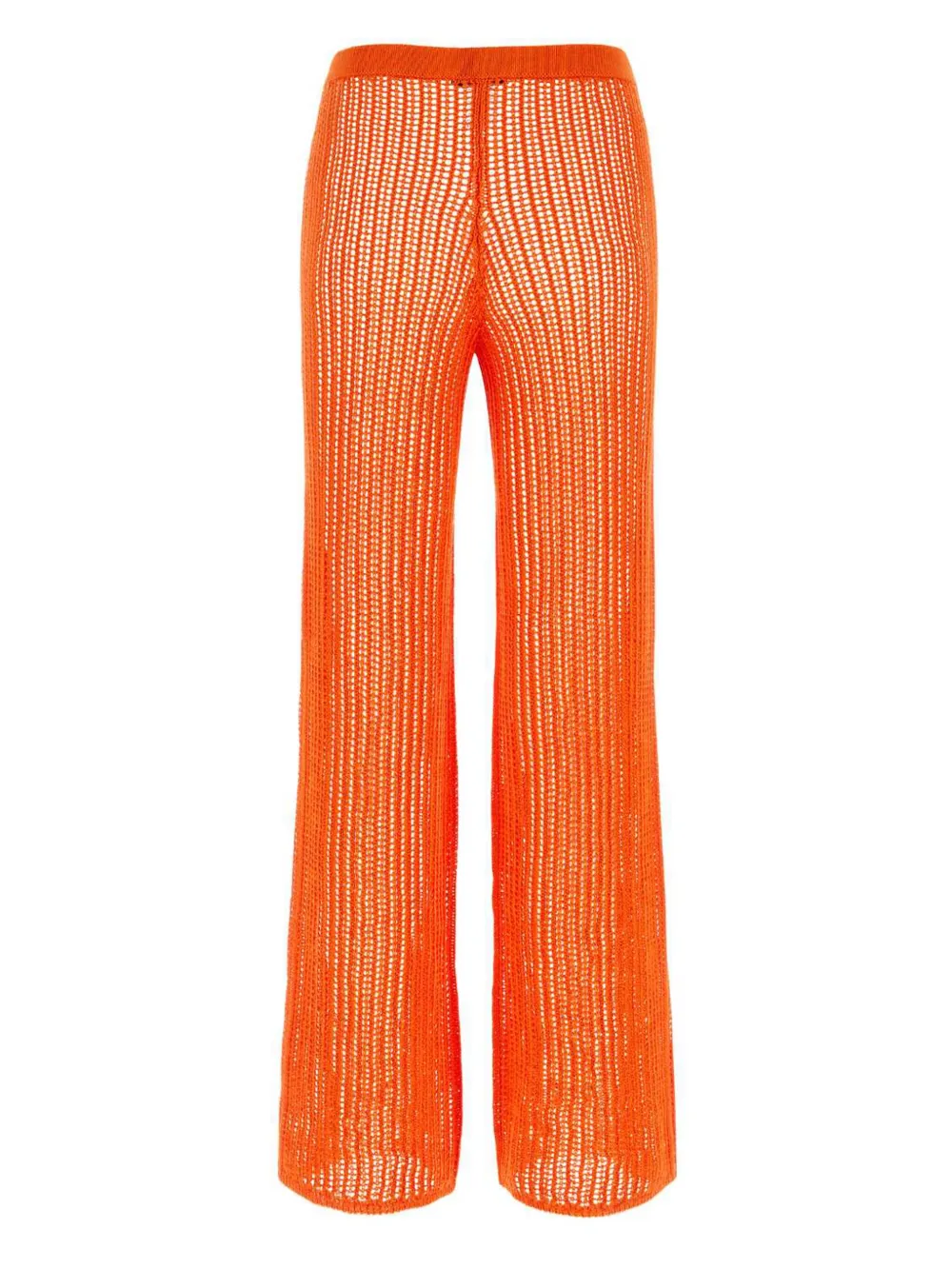 Canessa open-knit cotton pants - Oranje