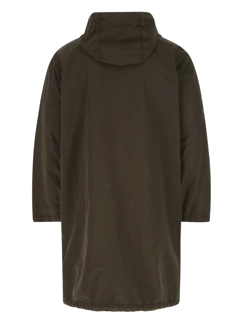 ASPESI funnel-neck hooded parka - Groen