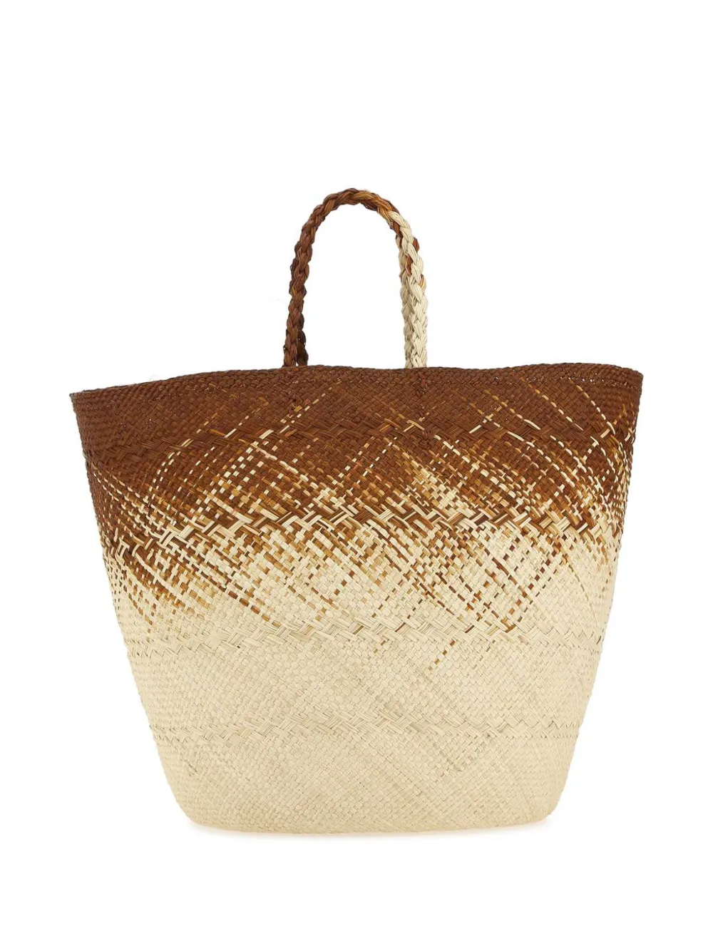 GUANABANA Canasto straw tote bag - Beige