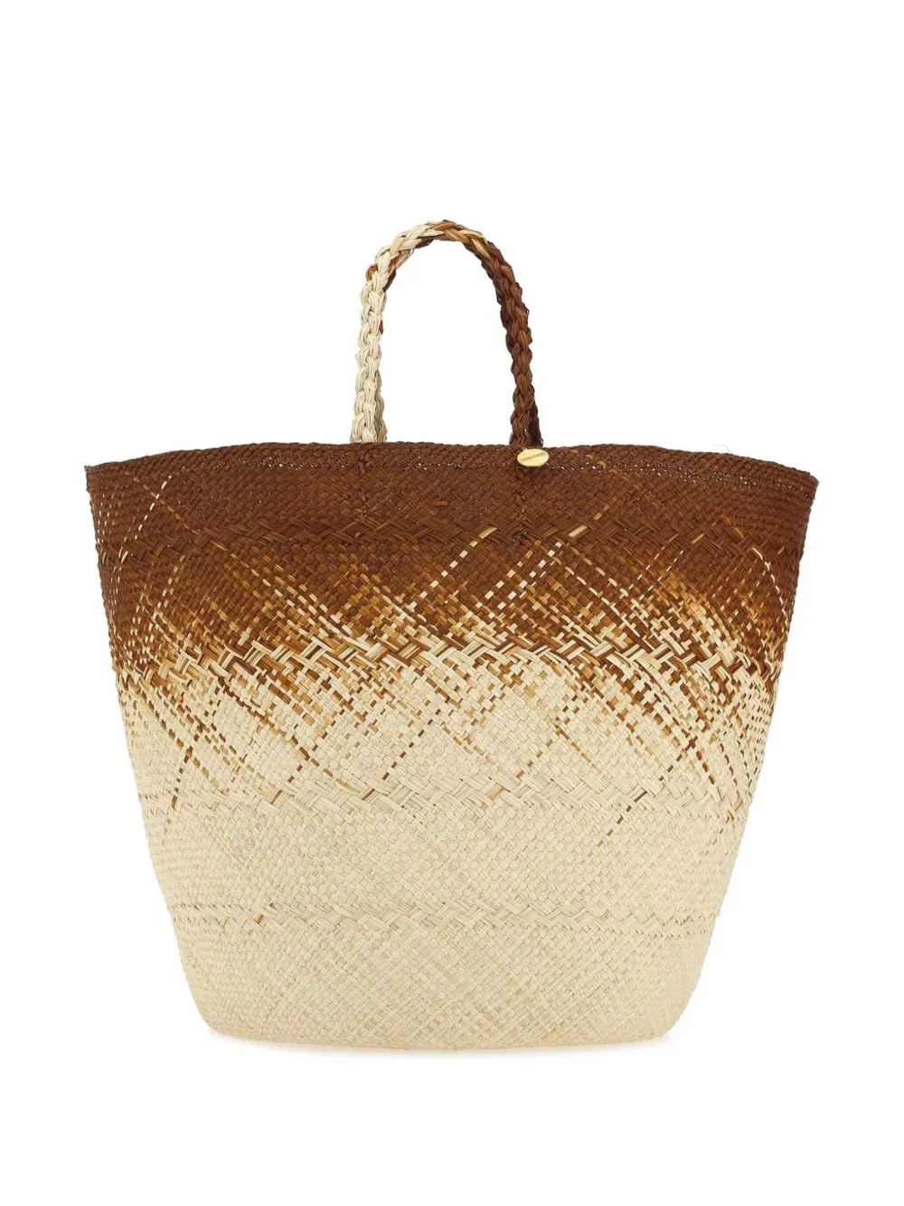 GUANABANA Canasto straw tote bag - Neutrals