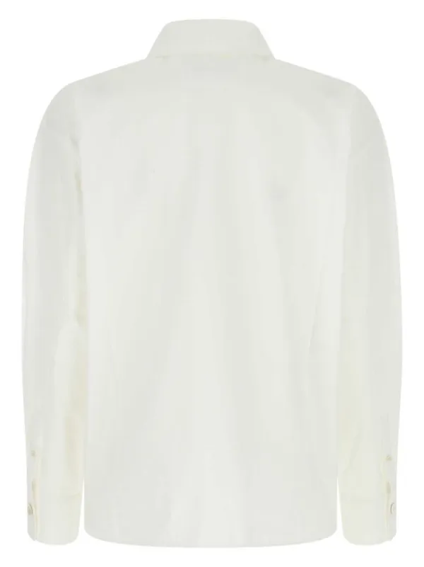 Tシャツ・カットソー Jil Sander SS23 White poplin shirt (J05DL0004J45001 100) Jil Sander Poplin Shirt | White | FARFETCH