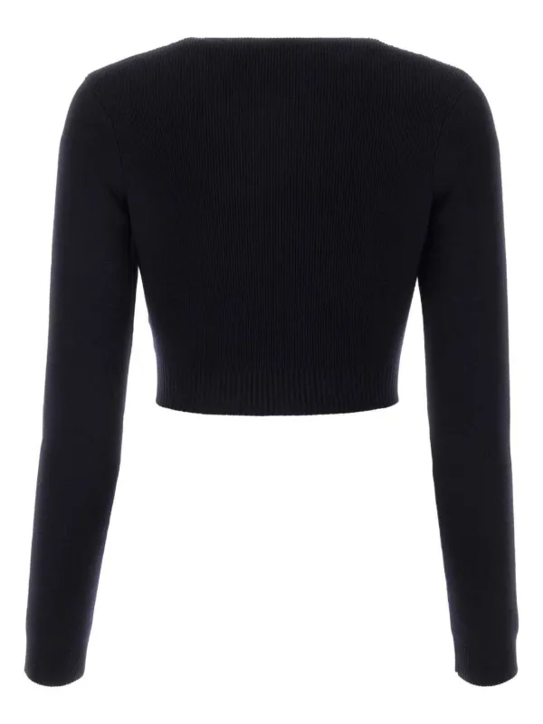 Crop top wool sweater sale