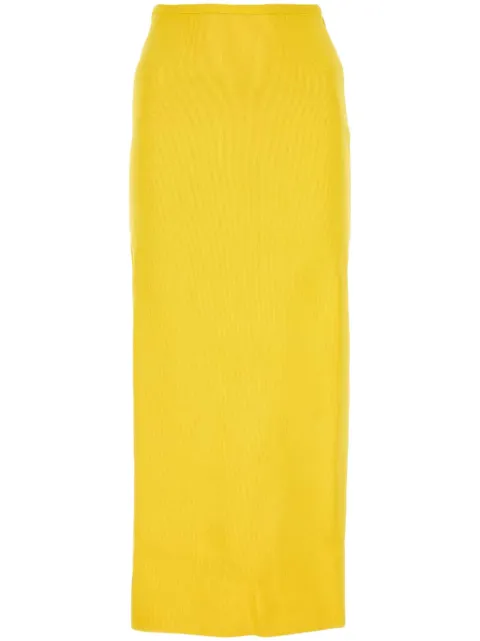 Jil Sander straight midi skirt