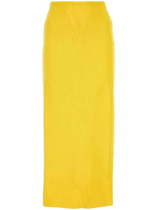 【JilSander】ジルサンダー スカート (イエロー) Jil Sander ストレート スカート | イエロー | FARFETCH JP