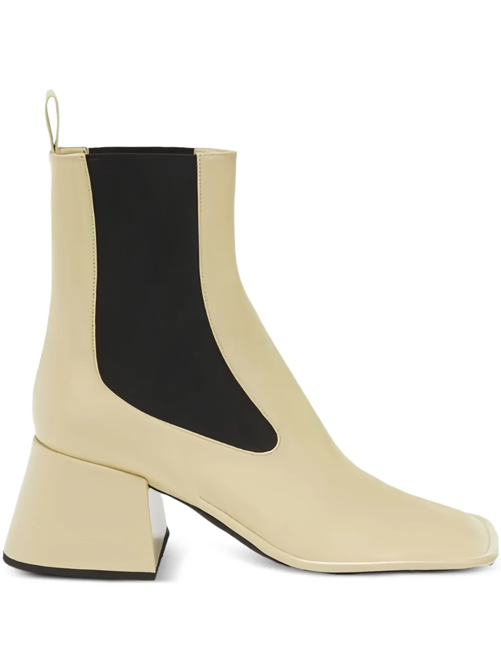 Jil Sander Square-toe Block-heel Boots