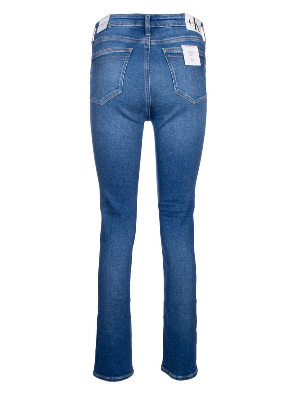 Calvin Klein Jeans high-rise skinny jeans - Blauw