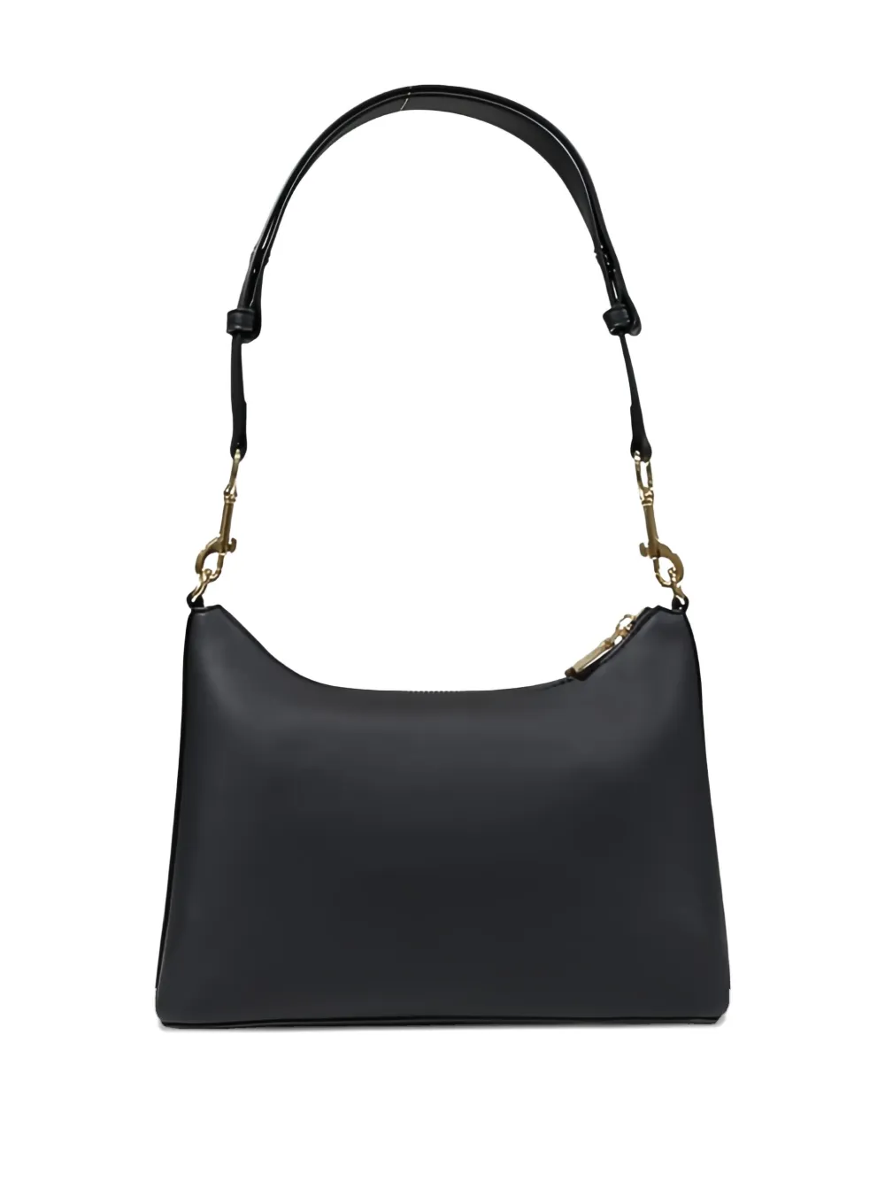 Love Moschino logo-plaque shoulder bag - Zwart