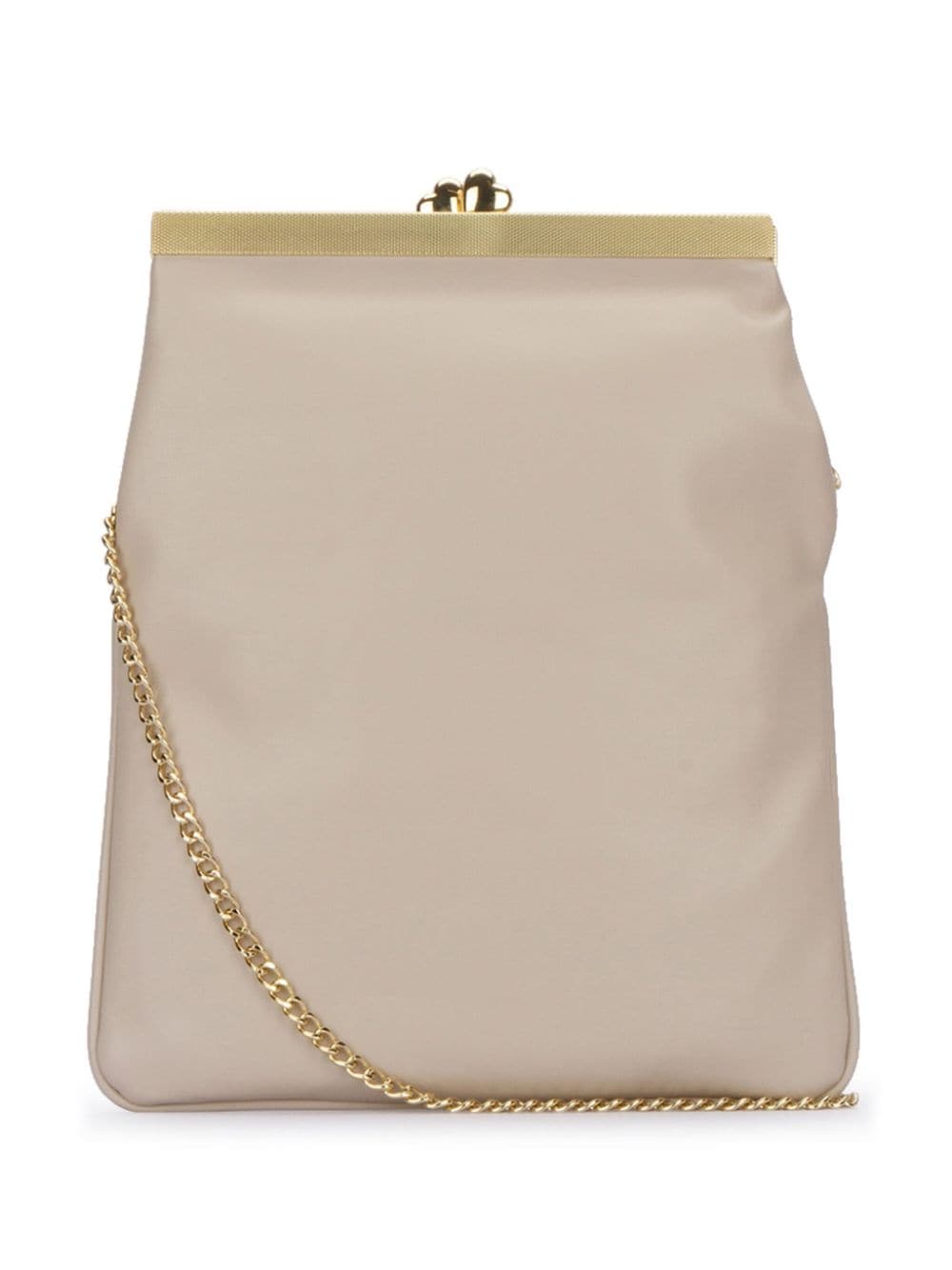 Shop Love Moschino Logo-lettering Crossbody Bag In Neutrals