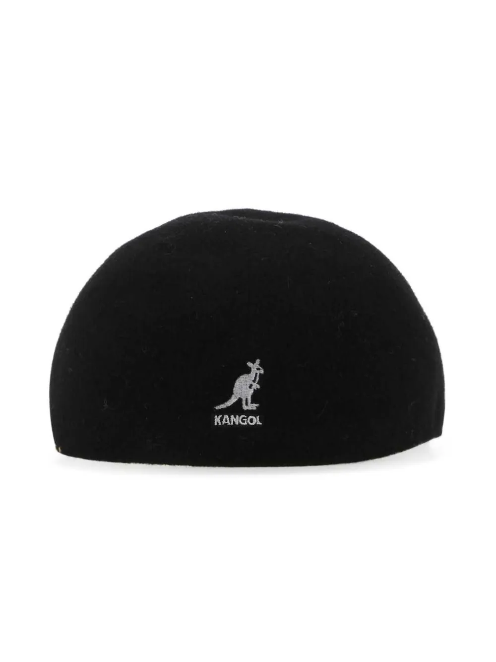 Kangol Muts met geborduurd logo Zwart