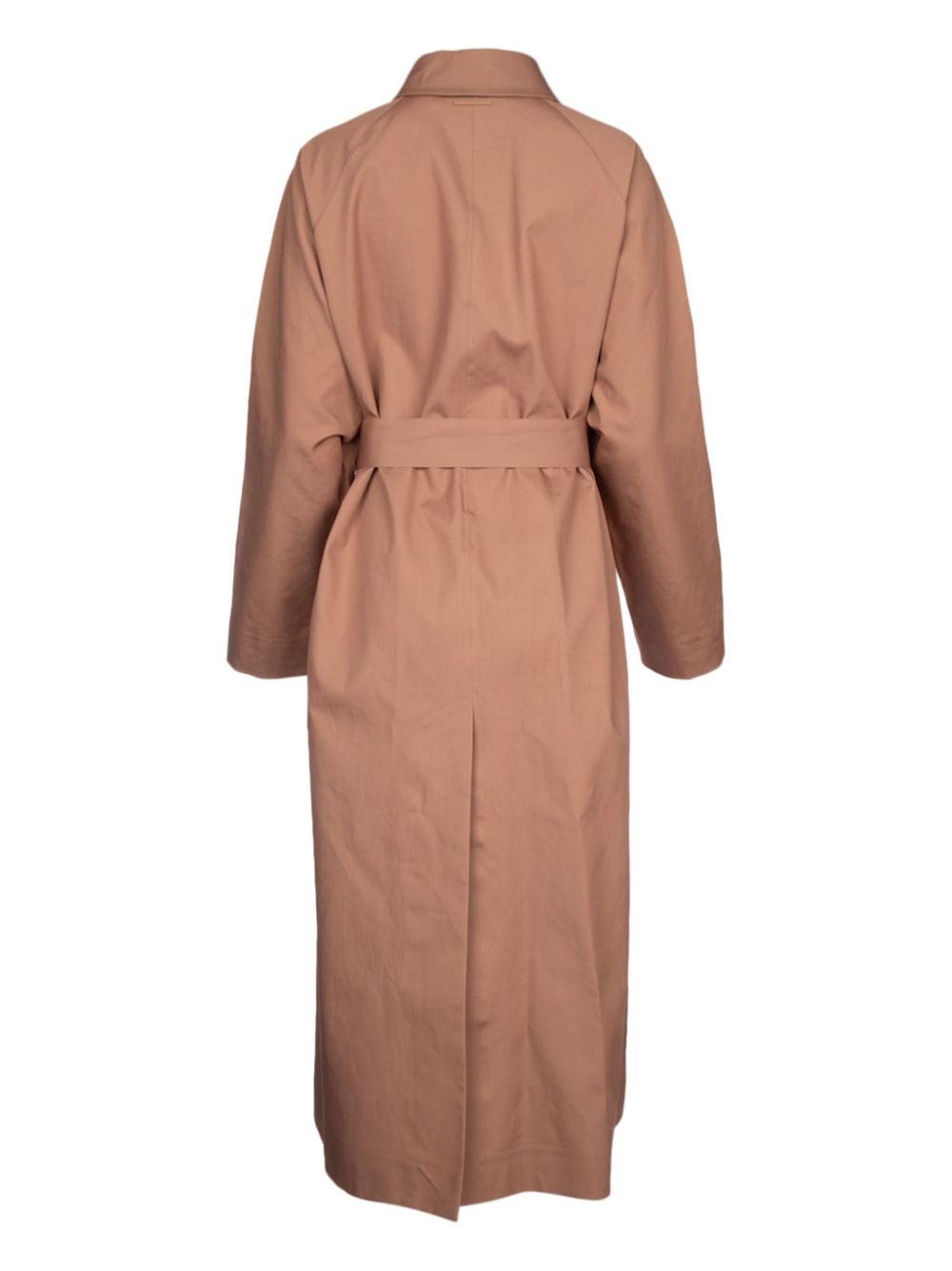 Calvin Klein belted trench coat - BROWN