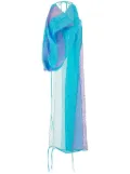 Kiko Kostadinov draped blouse - Blue