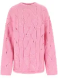 Low Classic cable-knit jumper - Pink