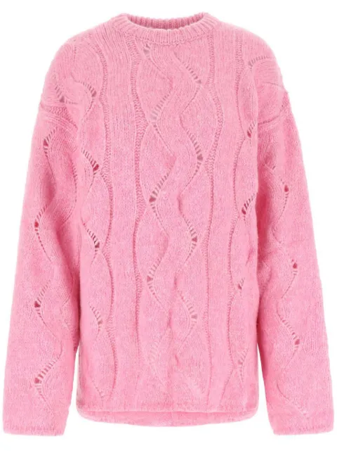 Low Classic cable-knit jumper