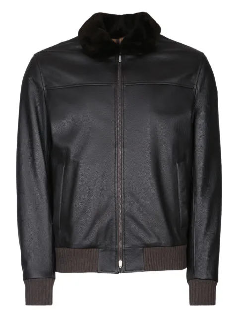 Cesare Attolini single-breasted suede blazer