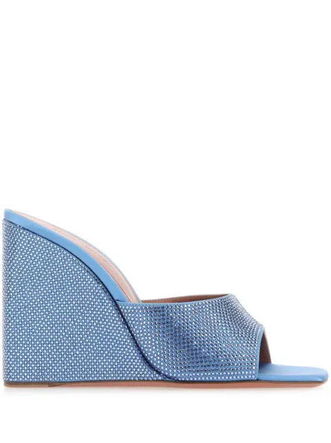 Amina Muaddi 95mm Lupita sandals