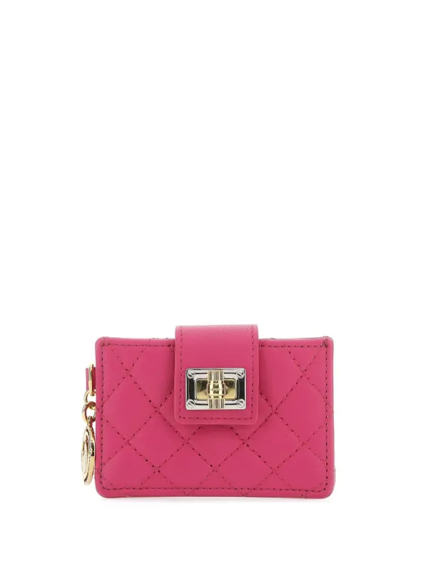 Lanvin Leather Card Holder Pink FARFETCH IE