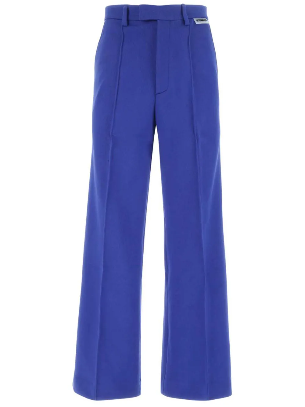 VETEMENTS Broek met logopatch Blauw