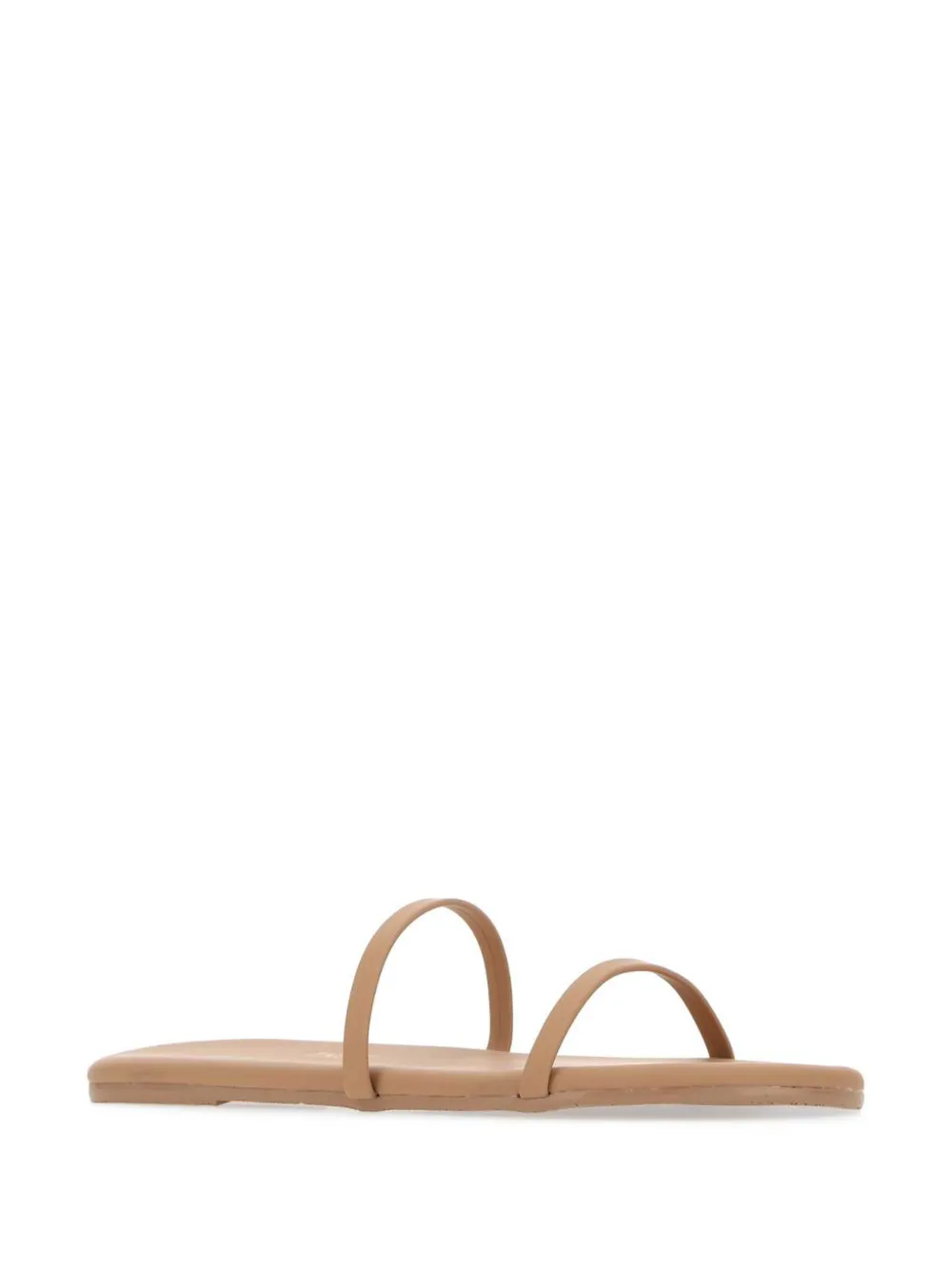Tkees Skin Pink Leather Gemma Slippers In 中性色