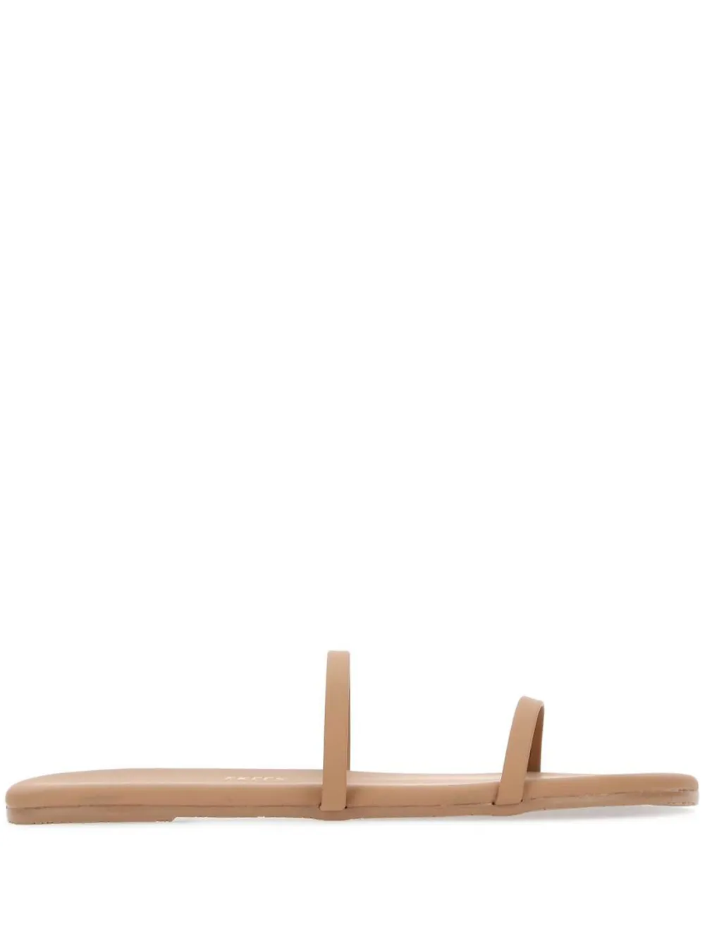 Tkees Skin Pink Leather Gemma Slippers In 中性色