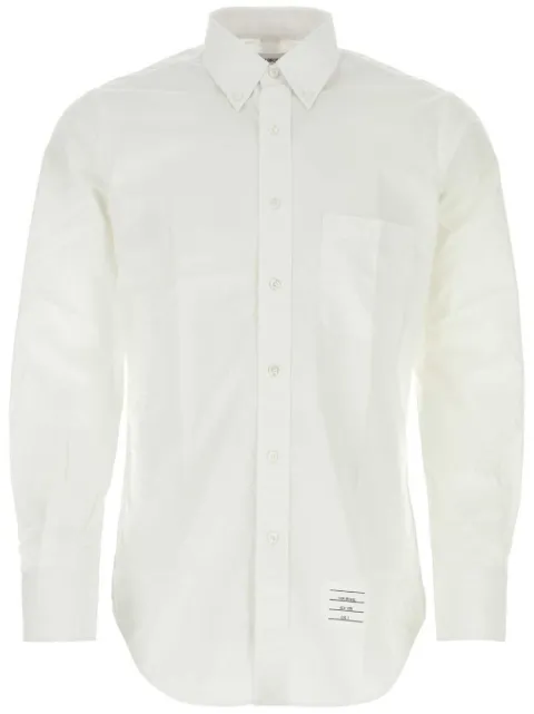 Thom Browne logo-appliqué shirt