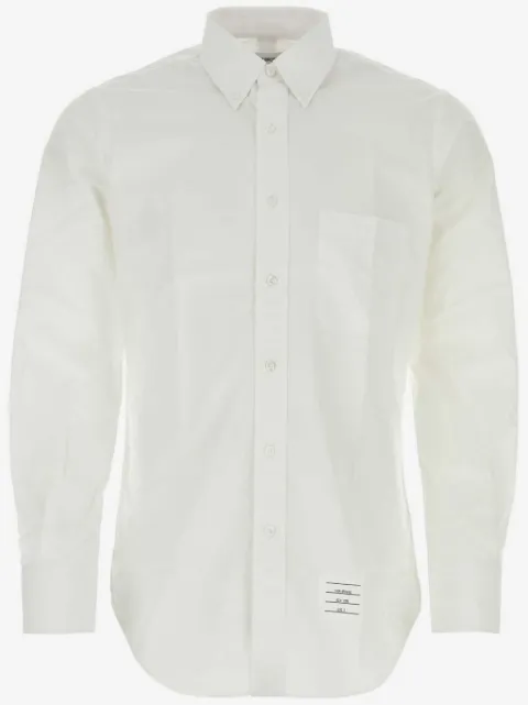 Thom Browne logo-appliqué shirt