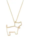 Aliita 9K yellow gold dog-shaped chain necklace