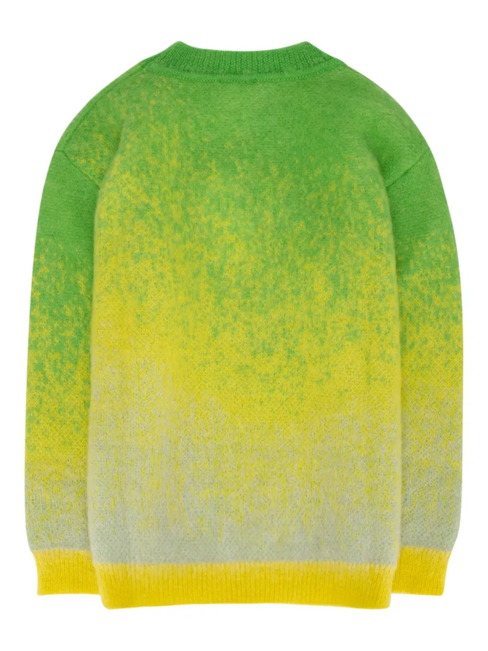 Fendi Kids Sweater met geborduurd logo Groen