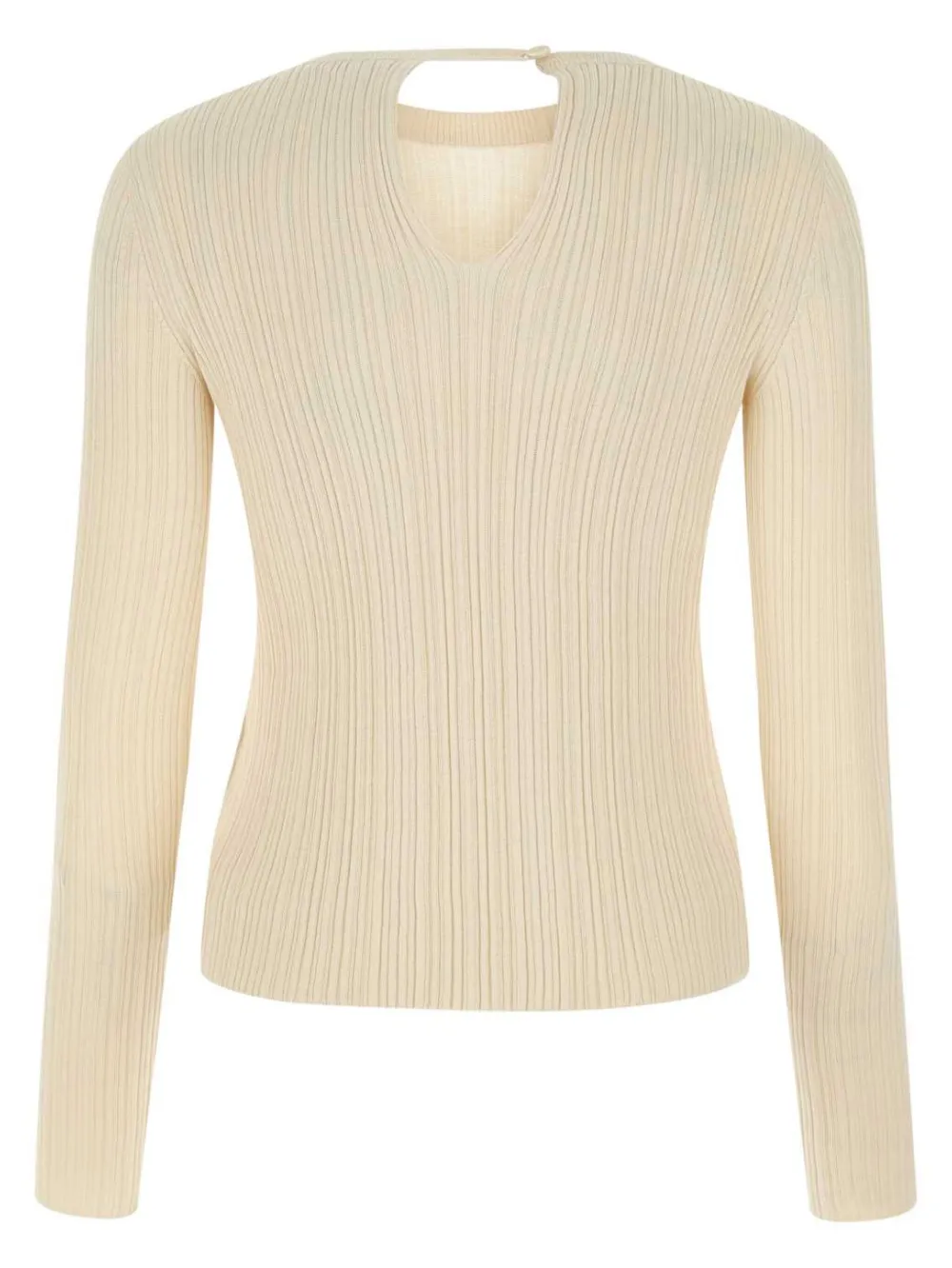 Agnona long-sleeve knitted jumper - Beige