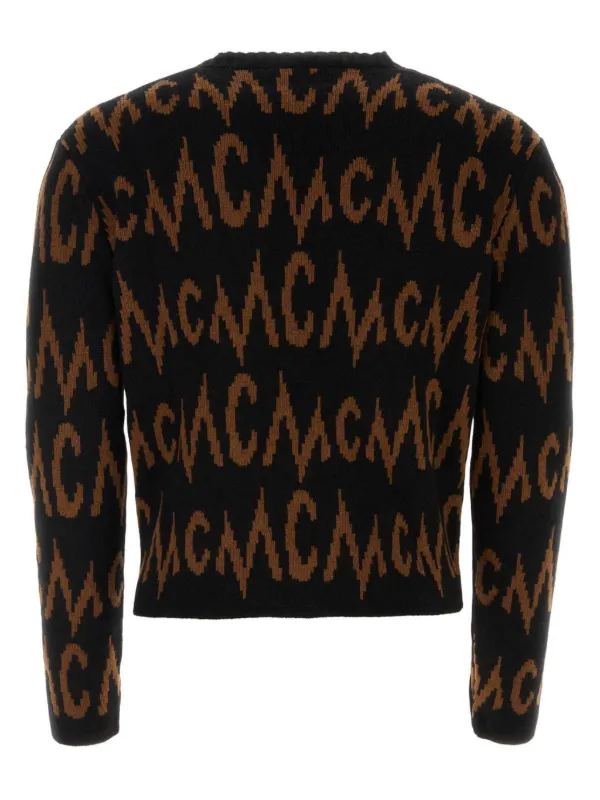 売れ筋ランキングも掲載中！ Black | Cardigan Logo intarsia-knit MCM | CA FARFETCH トップス