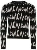 MCM intarsia-knit logo jumper - Black