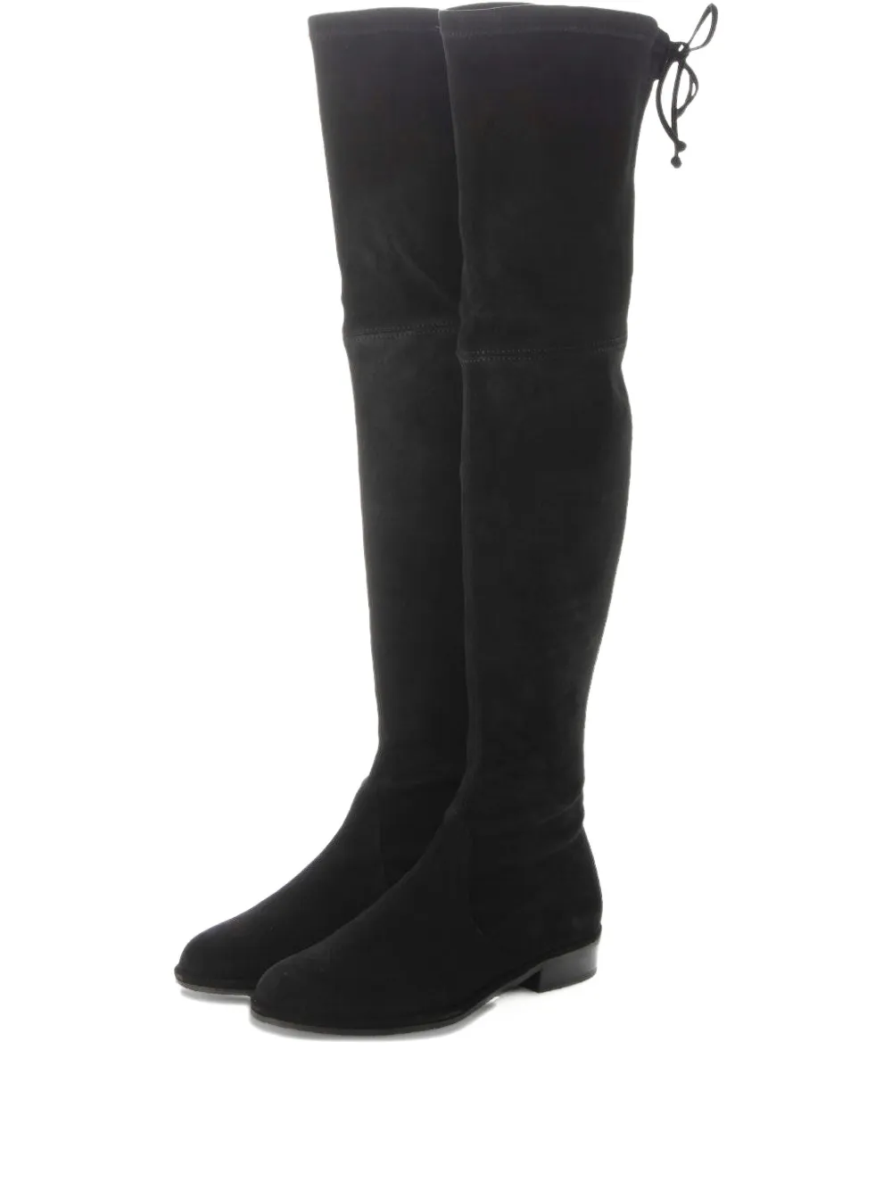 Stuart Weitzman suede knee-high boots Black