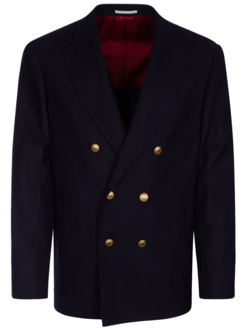 Brunello Cucinelli blazer con doble botonadura