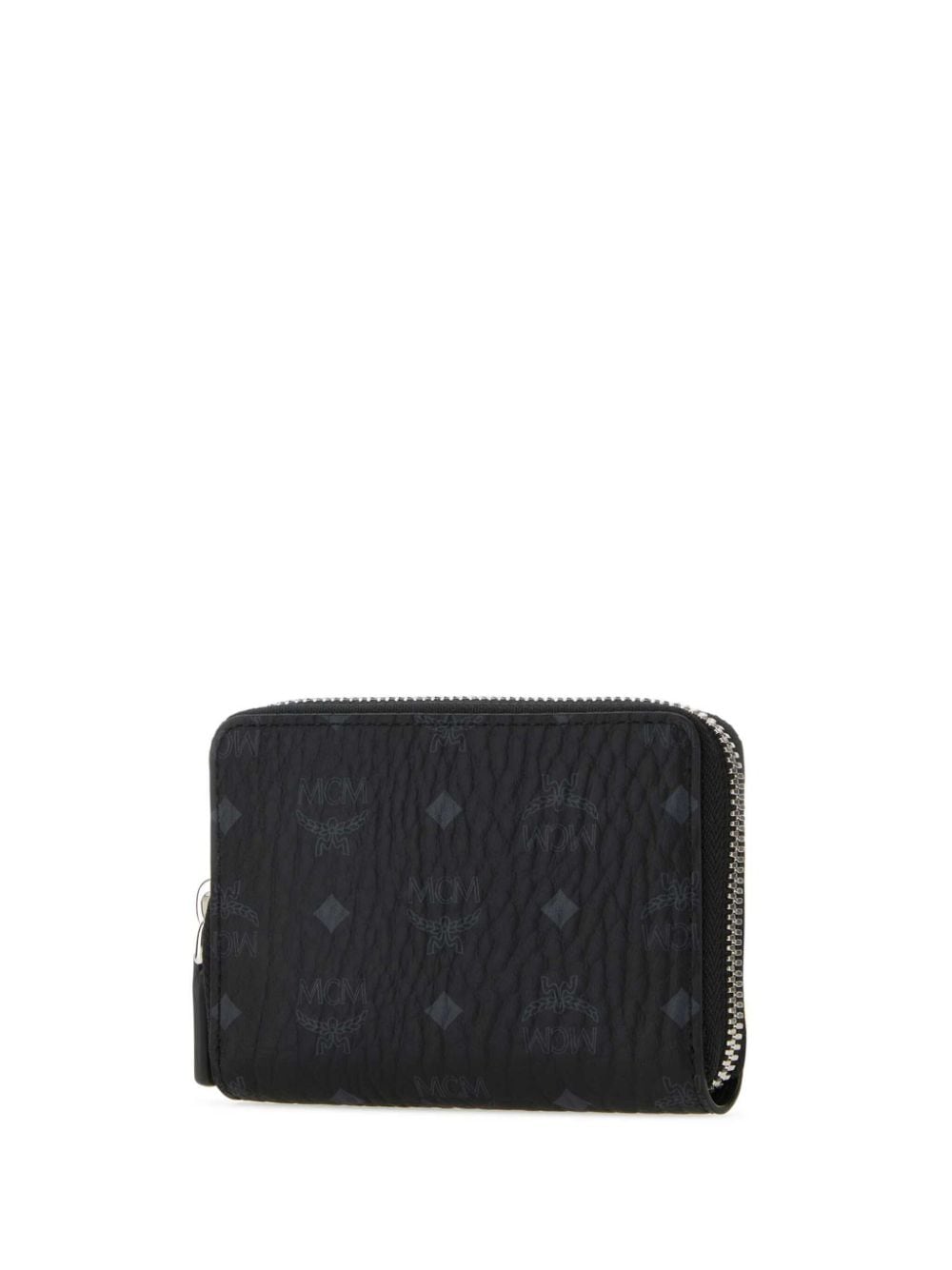 Shop Mcm Logo-print Wallet In Black