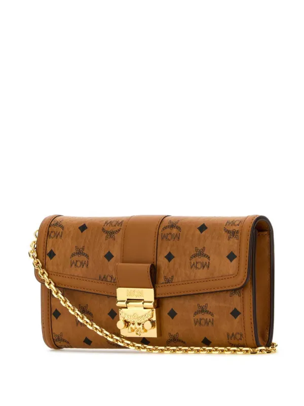MCM Tracy Wallet Brown FARFETCH BH