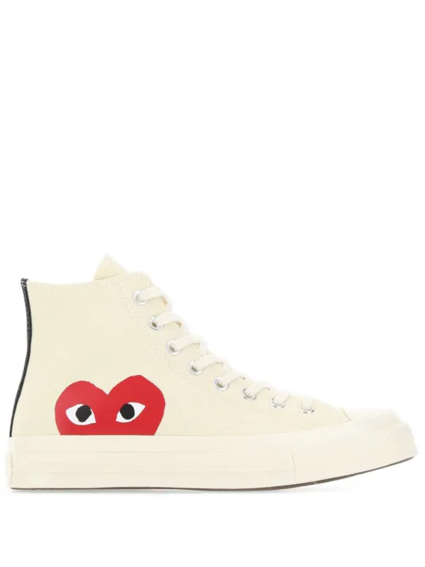 Heart chuck taylors on sale