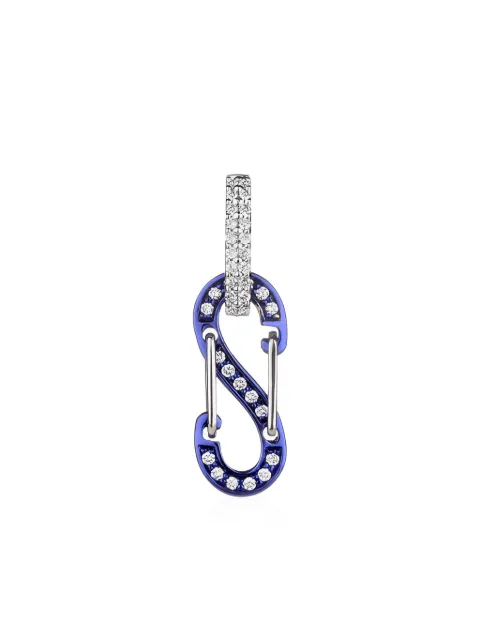 EÉRA 18kt kleiner Romy Weißgoldohrring mit Diamant