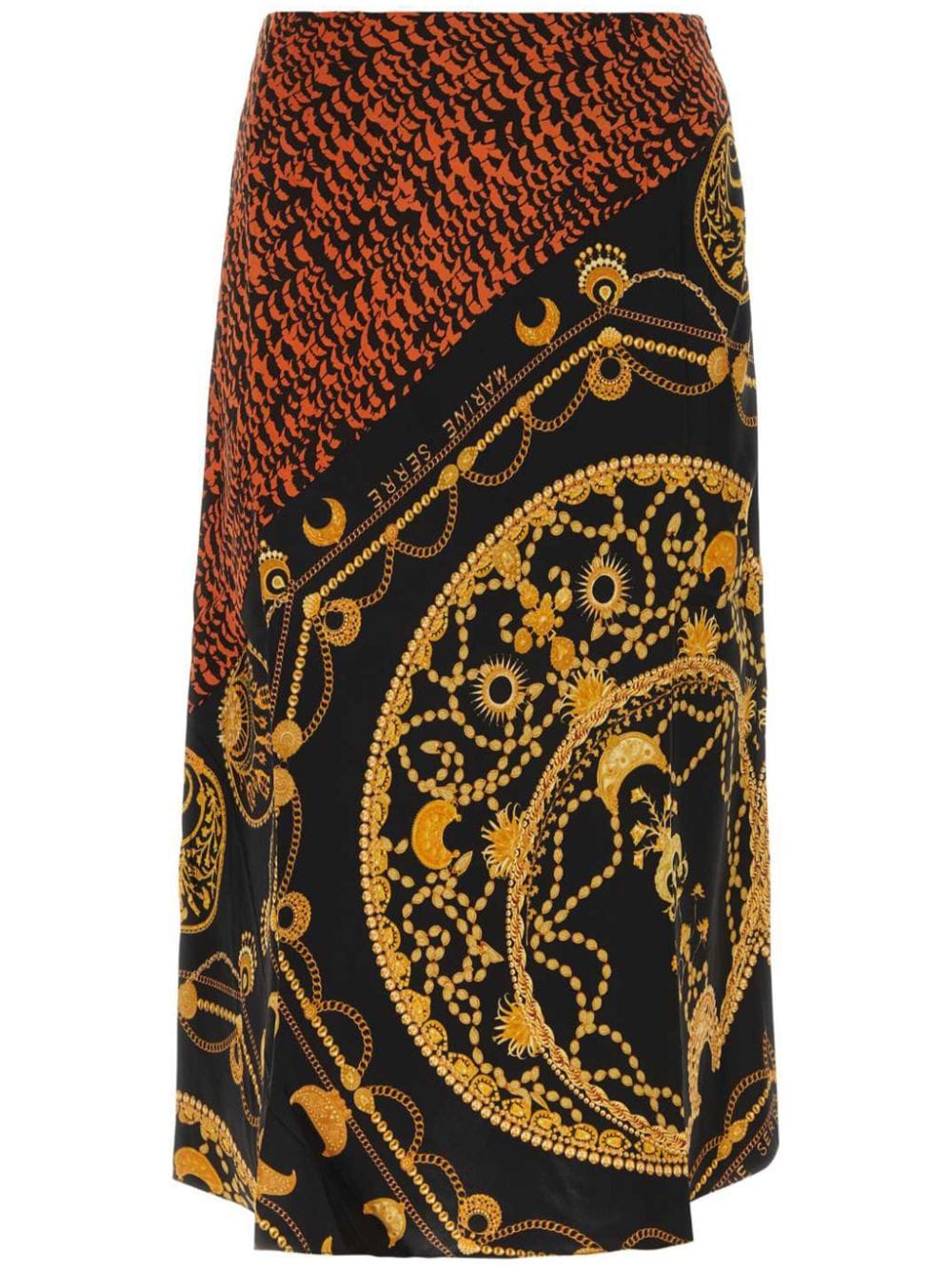 Ornament Jewellery-print skirt